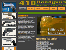 Tablet Screenshot of 410handguns.com
